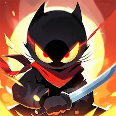 Взлом Ninja Cat - Idle Arena (Крейзи Ниндзя Кэт)  [МОД Mega Pack] - полная версия apk на Андроид