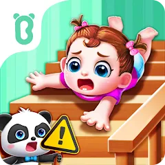 Взломанная Baby Panda Home Safety  [МОД Все открыто] - полная версия apk на Андроид