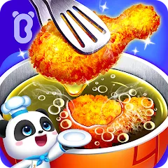 Взломанная Little Panda's Space Kitchen  [МОД Mega Pack] - последняя версия apk на Андроид