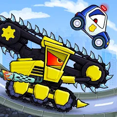 Скачать взломанную Car Eats Car 3 Hill Climb Race (Кар Ейтс Кар 3)  [МОД Много монет] - последняя версия apk на Андроид