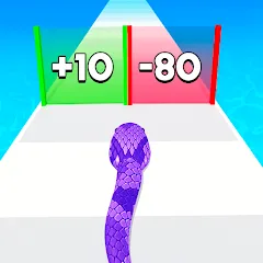Скачать взлом Snake Run Race・3D Running Game (Снейк Ран Рейс)  [МОД Menu] - стабильная версия apk на Андроид