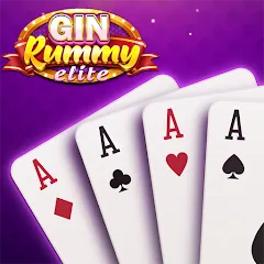 Скачать взлом Gin Rummy Elite: Online Game (Джин Рамми)  [МОД Бесконечные монеты] - последняя версия apk на Андроид