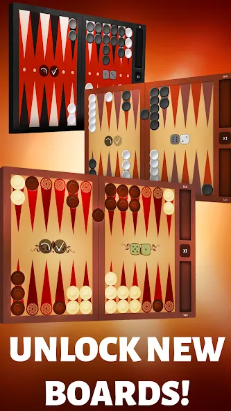 Backgammon Offline  [МОД Все открыто] Screenshot 1
