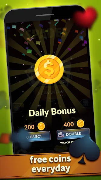 Spades - Offline Card Games (Спейдс)  [МОД Много денег] Screenshot 5