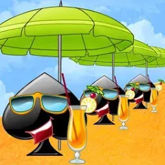 Взломанная All In a Row Solitaire (Ол ин э Роу Солитер)  [МОД Много монет] - полная версия apk на Андроид