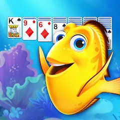 Взлом Solitaire: Fish Master (Солитер)  [МОД Mega Pack] - последняя версия apk на Андроид