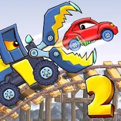 Взлом Car Eats Car 2 - Racing Game (Кар Еатс Кар 2)  [МОД Бесконечные деньги] - полная версия apk на Андроид