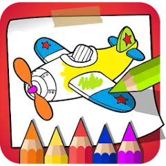 Взлом Coloring Book - Kids Paint  [МОД Menu] - последняя версия apk на Андроид