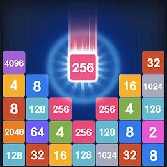 Взломанная Drop Merge : Number Puzzle (Дроп Мердж)  [МОД Много денег] - стабильная версия apk на Андроид
