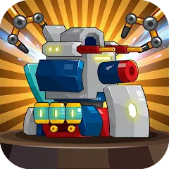 Скачать взломанную Mini Robot Tank : idle (Мини Робот Танк)  [МОД Unlocked] - последняя версия apk на Андроид