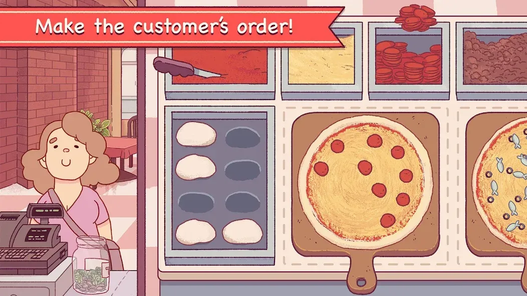 Good Pizza, Great Pizza  [МОД Бесконечные деньги] Screenshot 2