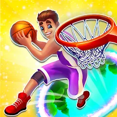 Скачать взлом Hoop World: Flip Dunk Game 3D (Хуп Ворлд)  [МОД Все открыто] - полная версия apk на Андроид