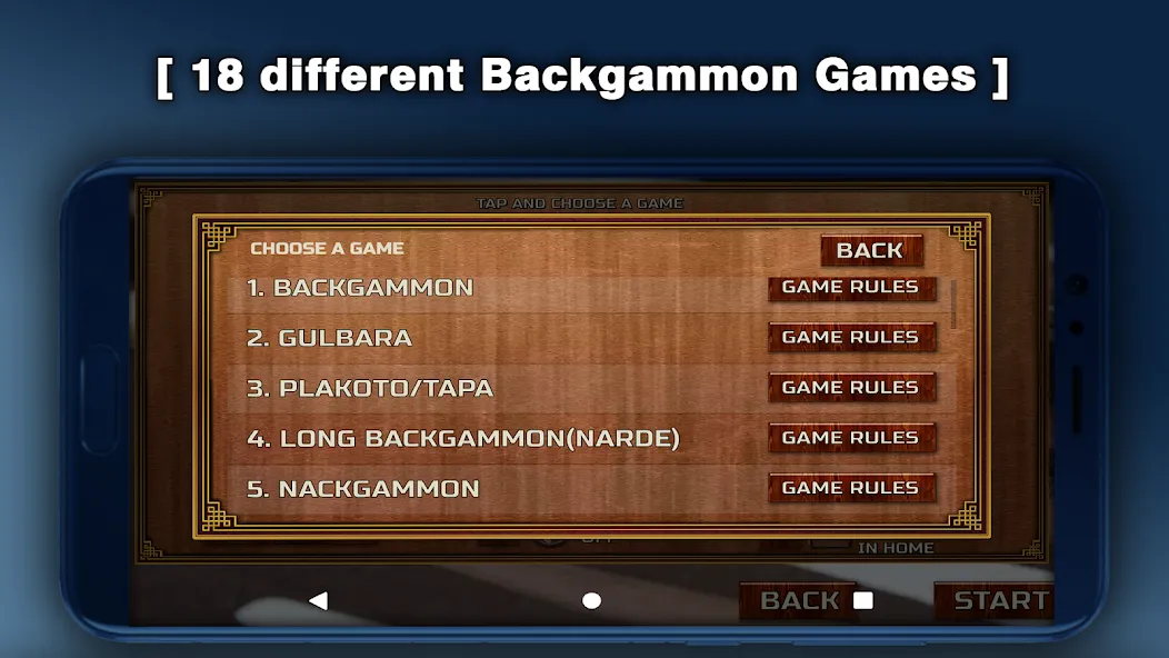 Backgammon - 18 Board Games  [МОД Unlocked] Screenshot 2