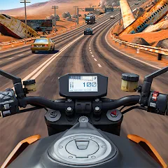 Взлом Moto Rider GO: Highway Traffic (Мото Райдер ГО)  [МОД Бесконечные монеты] - стабильная версия apk на Андроид