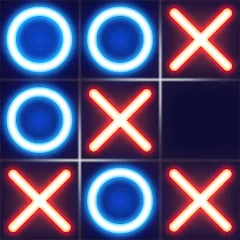 Взломанная Tic Tac Toe - Offline XOXO (Тиктактое)  [МОД Много денег] - последняя версия apk на Андроид