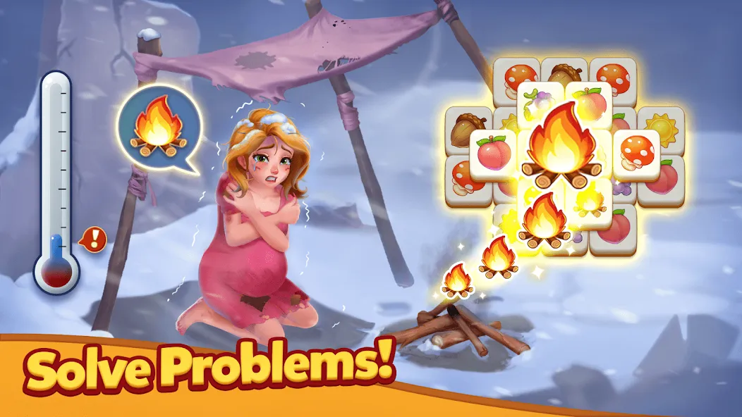 Tile Family: Match Puzzle Game (Тайл Матч)  [МОД Бесконечные монеты] Screenshot 2