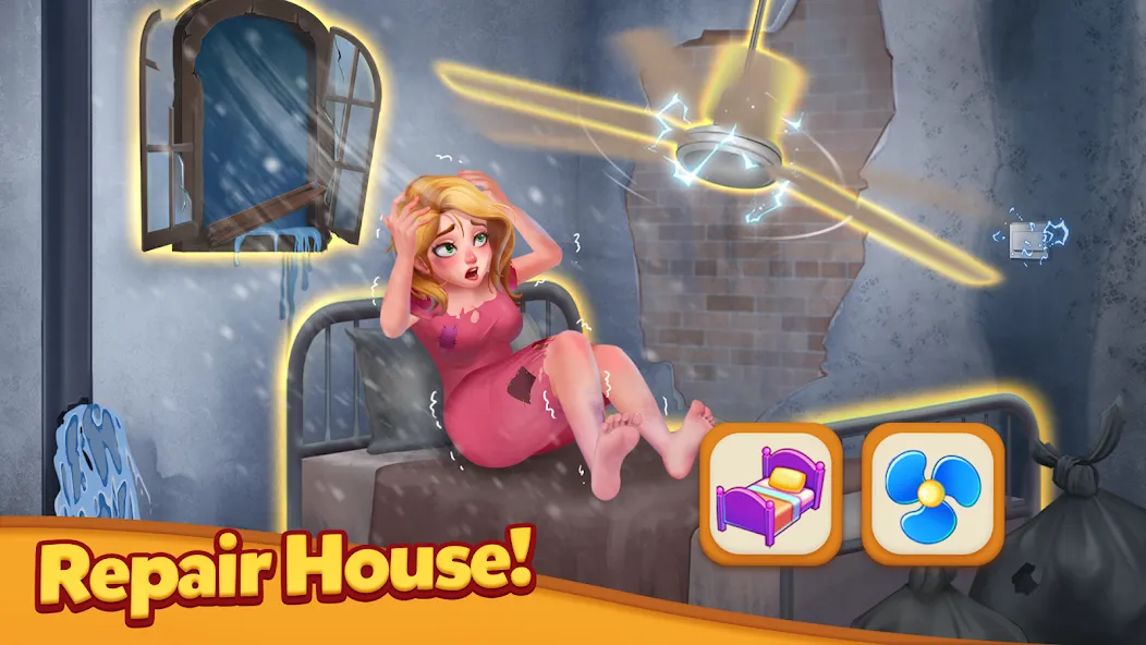 Tile Family: Match Puzzle Game (Тайл Матч)  [МОД Бесконечные монеты] Screenshot 3