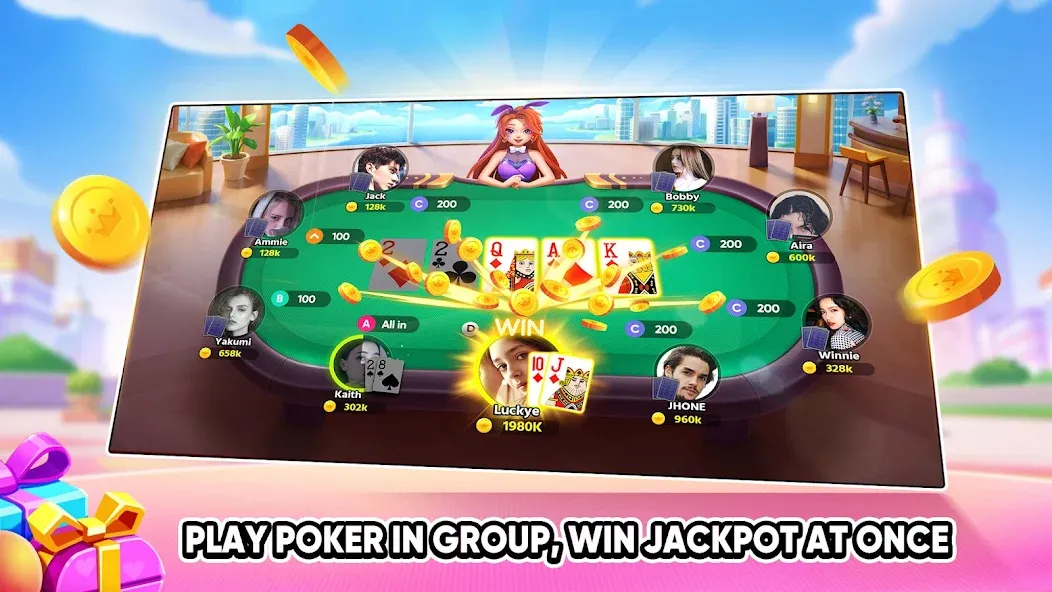 Tongits Go - Mines Slots Pusoy (Тонгитс Го)  [МОД Mega Pack] Screenshot 4