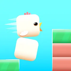 Скачать взлом Square Bird - Flappy Chicken (Сквер Брд)  [МОД Все открыто] - последняя версия apk на Андроид