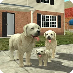 Скачать взломанную Dog Sim Online: Raise a Family  [МОД Много денег] - последняя версия apk на Андроид