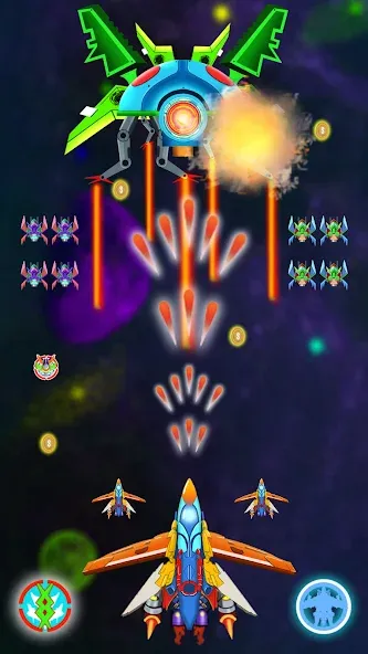 Galaxy Shooting: Alien Attack (Гэлэкси Шутинг)  [МОД Menu] Screenshot 4