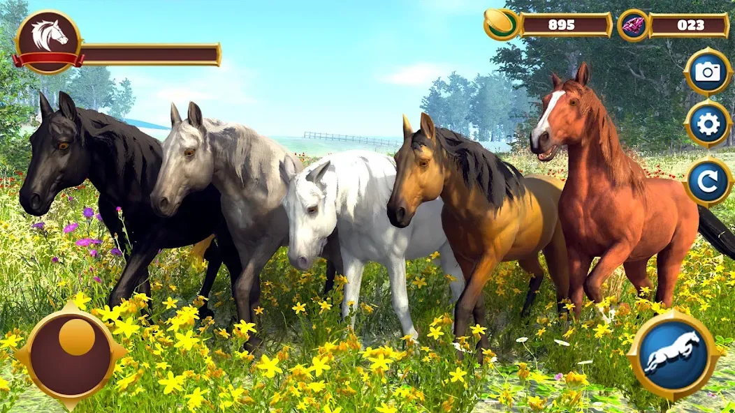 Virtual Horse Family Simulator  [МОД Unlimited Money] Screenshot 2
