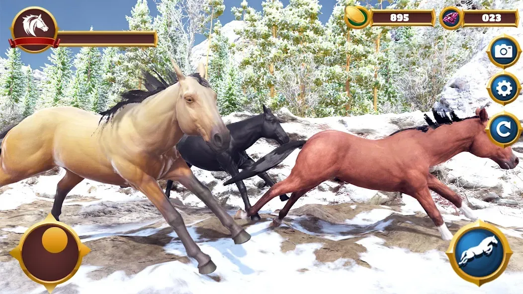 Virtual Horse Family Simulator  [МОД Unlimited Money] Screenshot 3
