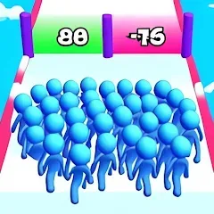 Скачать взломанную Count Masters Crowd Runner (Каунт Мастерс Крауд Раннер)  [МОД Mega Pack] - полная версия apk на Андроид