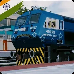 Скачать взломанную Indian Railway Simulator (Индийский железнодорожный симулятор)  [МОД Все открыто] - последняя версия apk на Андроид
