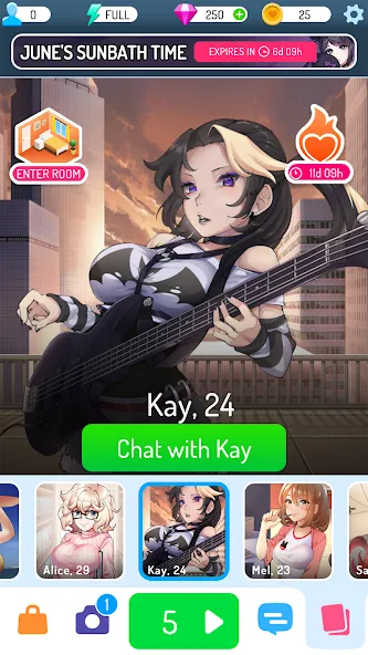 Eroblast: Waifu Dating Sim (Эробласт)  [МОД Много денег] Screenshot 4