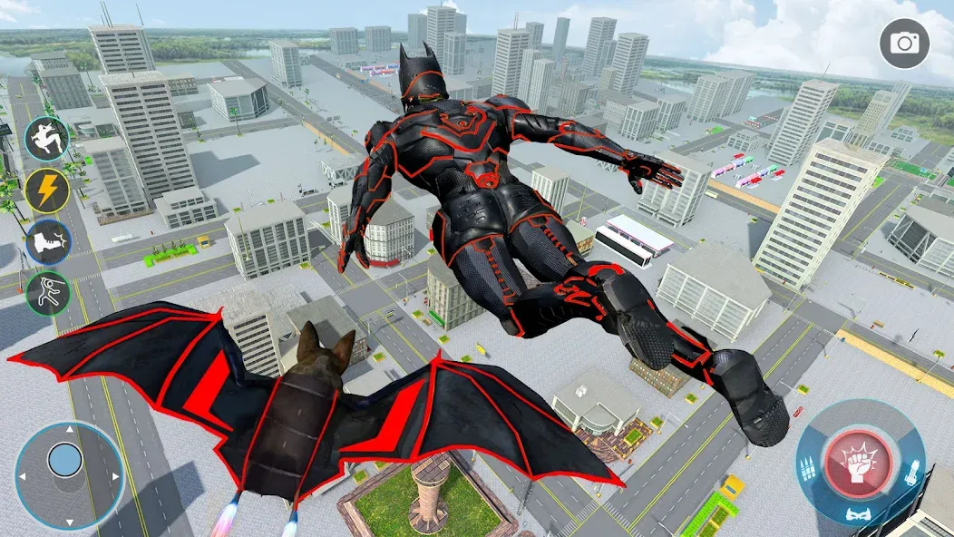 Flying Bat Robot Car Transform (Флайинг Бэт Робот Кар Трансформ)  [МОД Menu] Screenshot 2