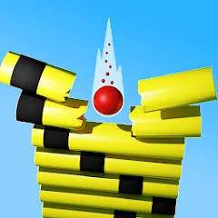 Скачать взломанную Ball: Blast colorful bricks 3d  [МОД Menu] - стабильная версия apk на Андроид