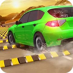 Скачать взломанную Car Crash Speed Bump Car Games  [МОД Unlocked] - последняя версия apk на Андроид