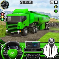 Скачать взлом Offroad Oil Tanker Truck Games (Оффроуд Игры на машинецистерне для нефти)  [МОД Menu] - полная версия apk на Андроид