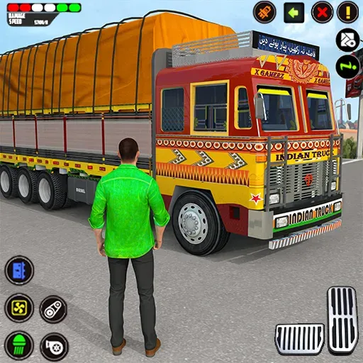 Indian Truck Drive Truck Games (Индийский грузовой симулятор)  [МОД Бесконечные монеты] Screenshot 1