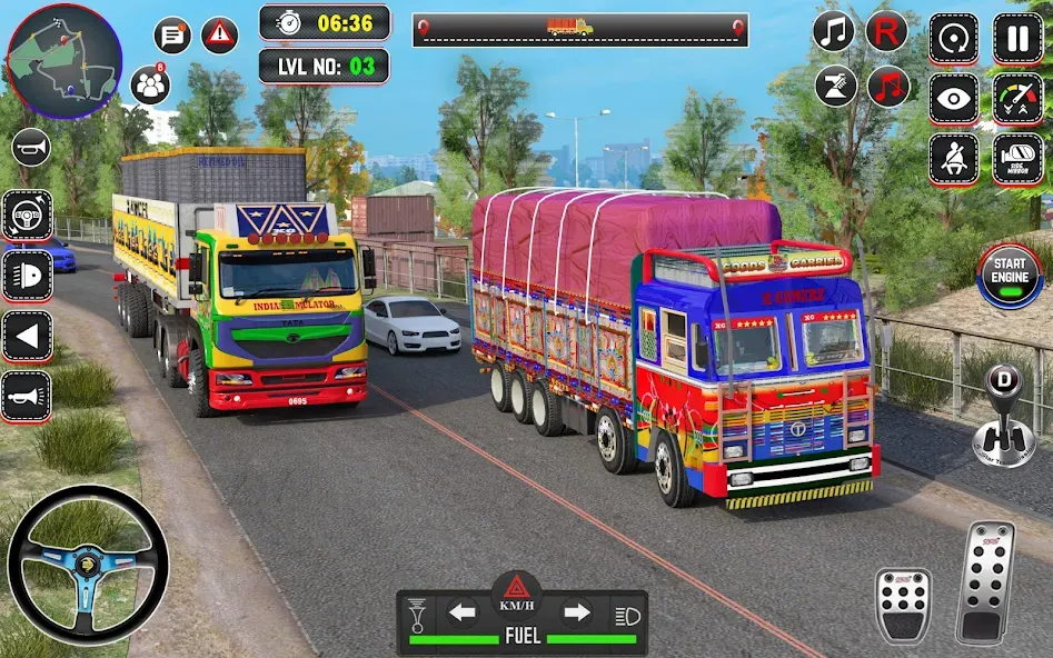 Indian Truck Drive Truck Games (Индийский грузовой симулятор)  [МОД Бесконечные монеты] Screenshot 4