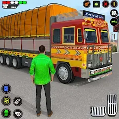 Взлом Indian Truck Drive Truck Games (Индийский грузовой симулятор)  [МОД Бесконечные монеты] - полная версия apk на Андроид