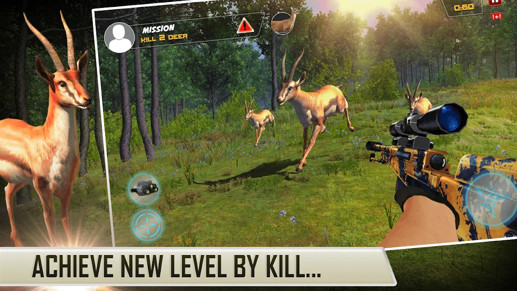 Dino Hunting Sniper Shooter 3D  [МОД Много денег] Screenshot 4