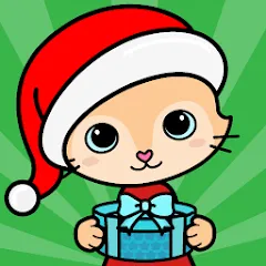 Взломанная Yasa Pets Christmas (Яса Петс Кристмас)  [МОД Menu] - стабильная версия apk на Андроид