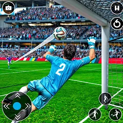 Взломанная Soccer Games Football 2022  [МОД Mega Pack] - полная версия apk на Андроид