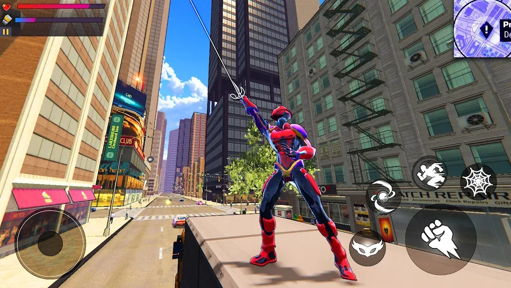 Spider Hero:Super City Hero (пайдер Хиро)  [МОД Mega Pack] Screenshot 2