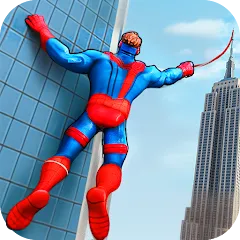 Скачать взломанную Spider Hero:Super City Hero (пайдер Хиро)  [МОД Mega Pack] - полная версия apk на Андроид