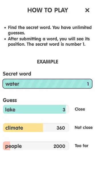 Contexto: Popular Words Game (Контекст)  [МОД Unlocked] Screenshot 5