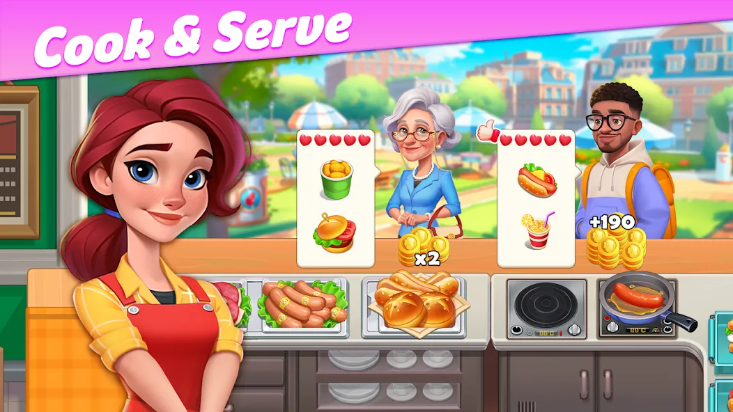 Restaurant Rescue - Food Games (Ресторанный спасатель)  [МОД Меню] Screenshot 4