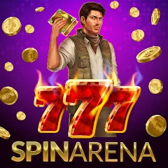 Скачать взломанную SpinArena Online Casino Slots (СпинАрена Онлайн Казино Слоты)  [МОД Бесконечные деньги] - полная версия apk на Андроид