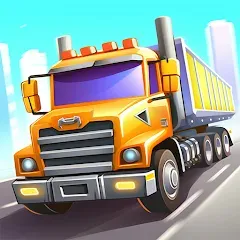 Скачать взломанную Transit King: Truck Simulator (Транзит Кинг Тайкун)  [МОД Много денег] - последняя версия apk на Андроид