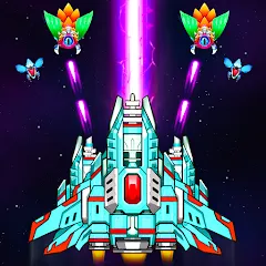Взломанная Galaxy Attack - Alien Shooter (Гэлэкси аттак)  [МОД Unlocked] - стабильная версия apk на Андроид