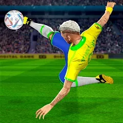 Скачать взломанную Play Football: Soccer Games (тар Футбол 23)  [МОД Unlocked] - полная версия apk на Андроид