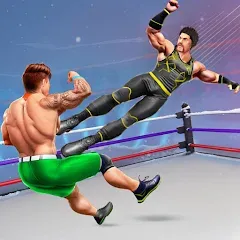 Скачать взлом Tag Team Wrestling Game (Таг Тим Реслинг Гейм)  [МОД Mega Pack] - полная версия apk на Андроид