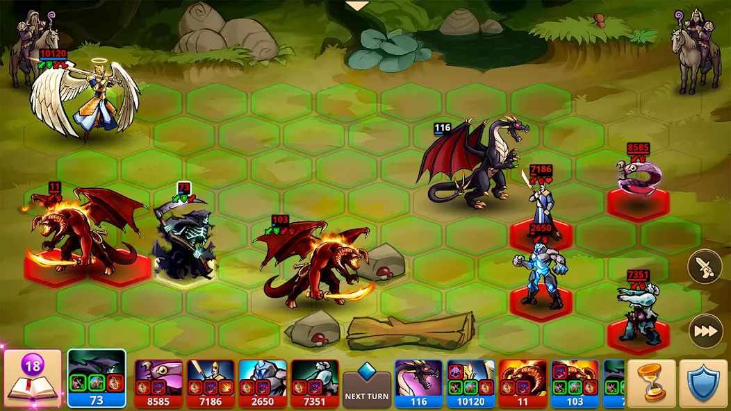 Magic War Legends  [МОД Бесконечные монеты] Screenshot 5